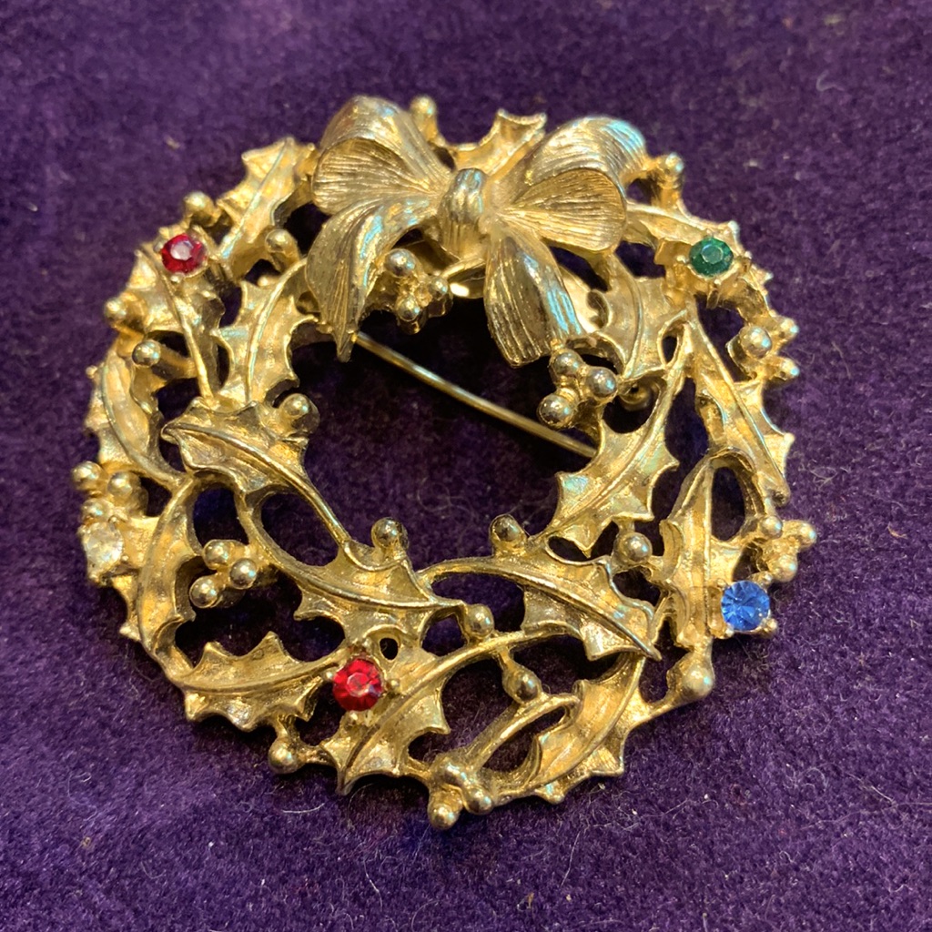 Vintage JJ Christmas Wreath Brochure 12$